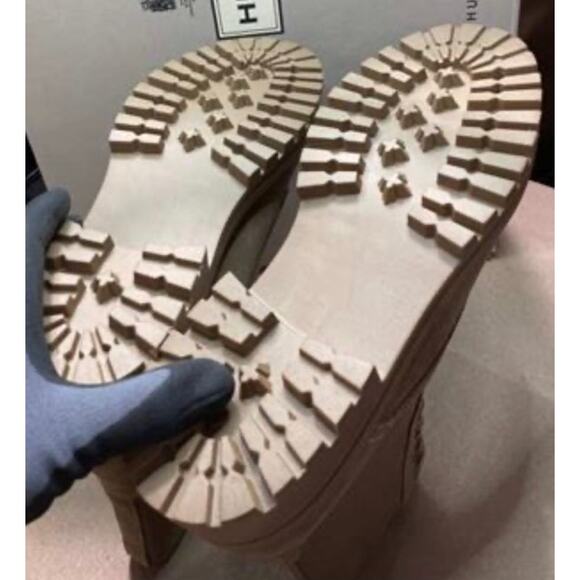 NWT Steve Madden Kenny Lace Up Combat Boot Taupe Suede Size 7.5M Winter Fashion - Picture 10 of 10